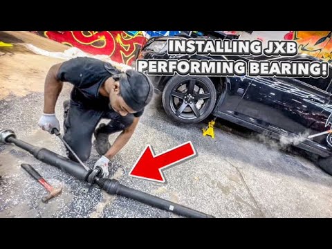 INSTALLING JXB PERFORMANCE DRIVE SHAFT BEARING ON MY HELLCAT