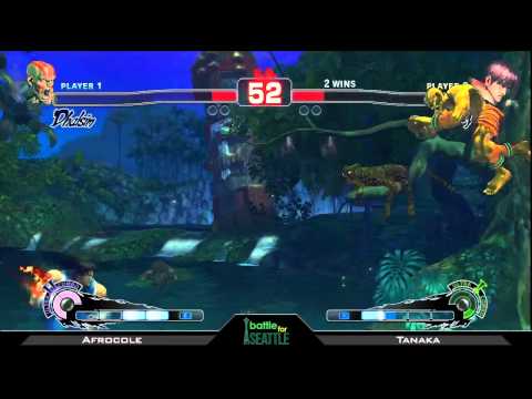 Battle For Seattle SSF4 Singles - Afrocole vs Tanaka