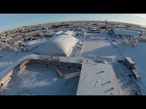 LENSIN SISÄÄN!  AC Oulun uusi stadion – I FLEW INSIDE! AC Oulu's new stadium