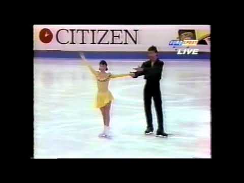 1996 European Championships - Pairs Short Program - Marina Eltsova & Andrei Bushkov RUS
