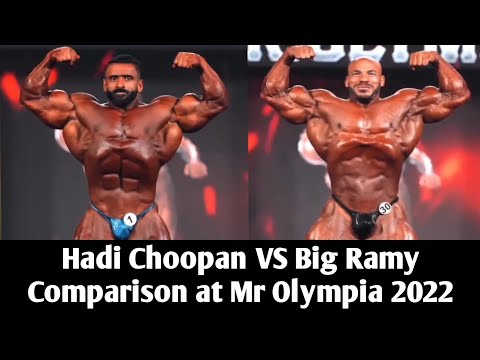 Hadi Choopan VS Big Ramy Comparison | Mr Olympia 2022