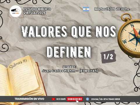 VALORES QUE NOS DEFINEN - Juan Carlos Plehm - El Maitén (Chubut) - Parte 1