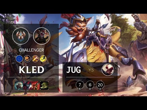 Kled Jungle vs Lee Sin - EUW Challenger Patch 10.4