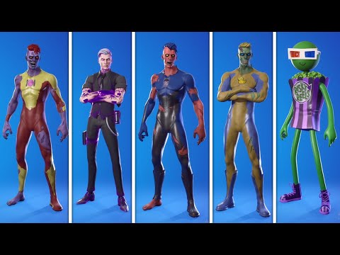 *NEW* All Fortnite Leaked Skins(SHADOW MIDAS,KERNEL POPPY,ZOMBIES SUPERHEROS...)