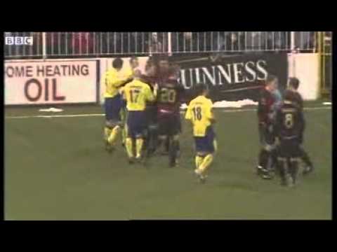 Five players sent off: Cliftonville 2-1 Crusaders