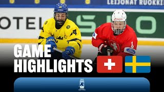 Хоккей Highlights: Switzerland vs Sweden | 2024 #U18MensWorlds