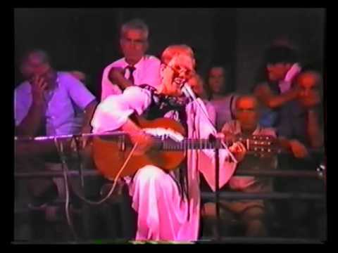 Rosa Balistreri a Villafranca Sicula - Agosto 1986