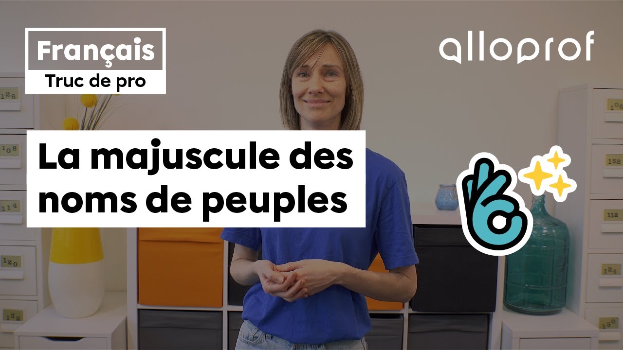 Truc de pro — La majuscule des noms de peuples