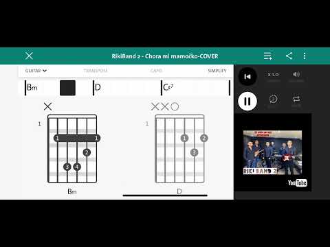 RikiBand 2 - Chora mi mamocko-COVER cover akordy