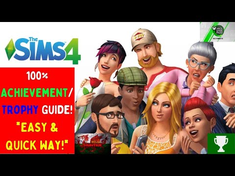 The Sims 4 - 100% EASY Achievement Guide! (Quick Way) ON Gamepass Ultimate & EA Play!