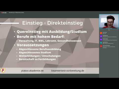 Bewerbung im Öffentlichen Dienst - deine Fragen (Live-Webinar)
