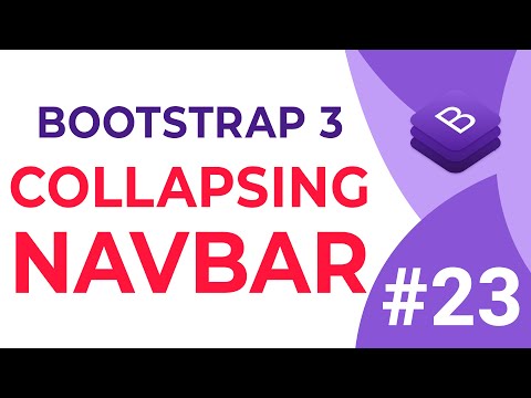 Bootstrap 3 Collapsing Navbar | Example of Collapsing Navbar