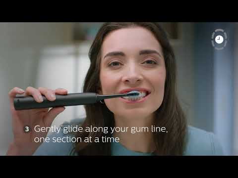 Philips Sonicare ProtectiveClean 4500 „Sonic“ elektrinis dantų šepetėlis HX6830/44 video