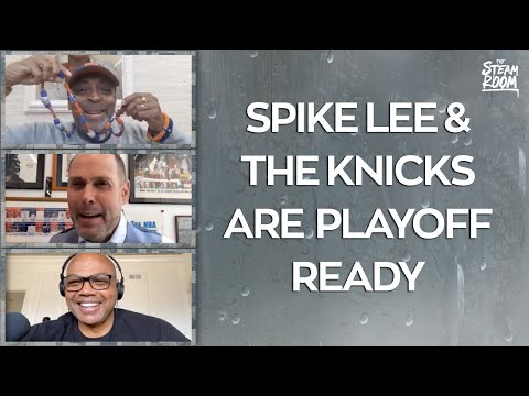 New York Knicks Superfan Spike Lee Drops By Ahead of the NBA Playoffs | The Steam Room