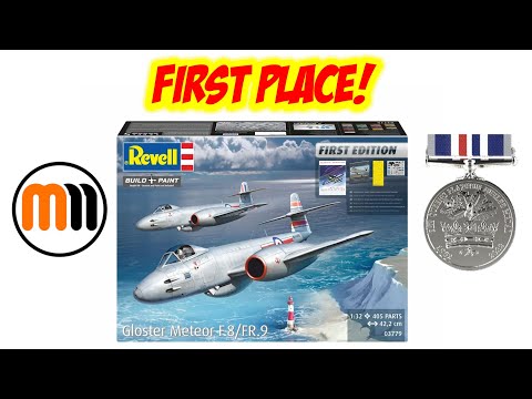 First Place! Unboxing the Revell 1/32 Gloster Meteor F.8 / FR.9 First Edition