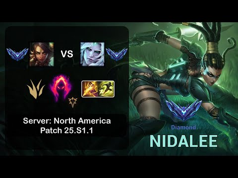 Nidalee Jungle vs Viego - NA Server - Patch 25.S1.1