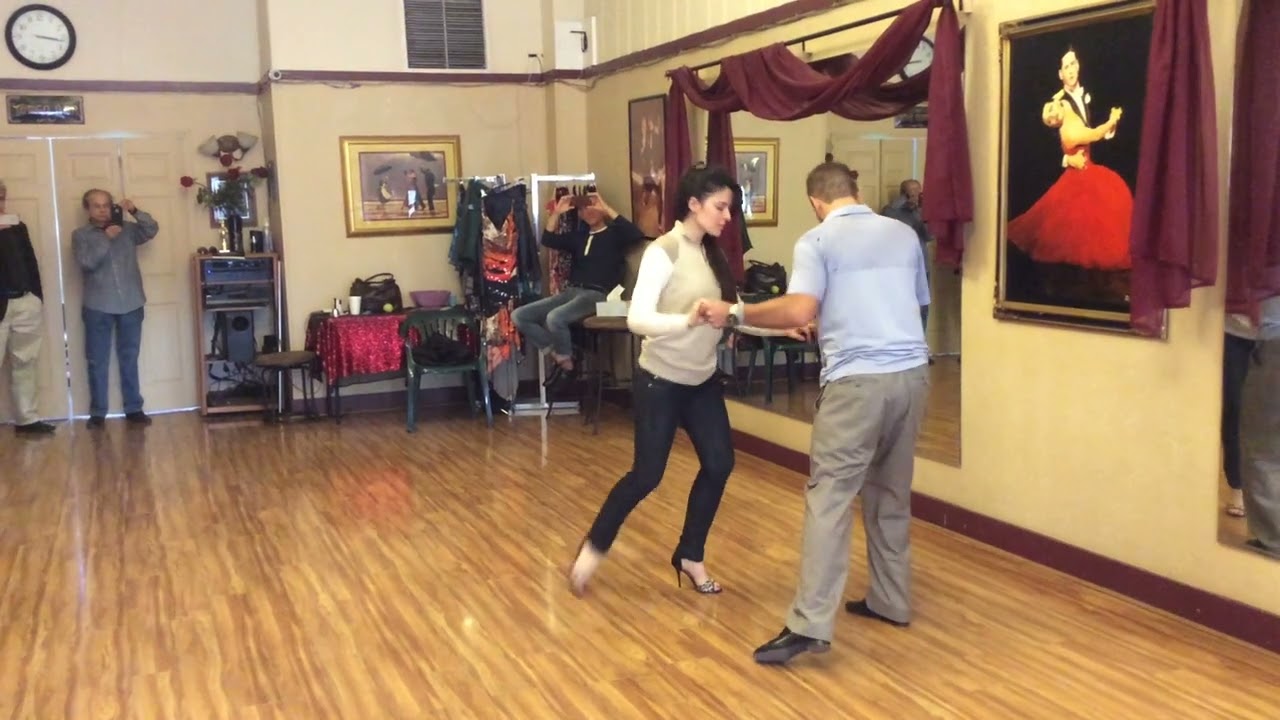 Cristina Sosa & Daniel Nacucchio's Tango Class at Utica's Detroit Tango Studio, 3/2017