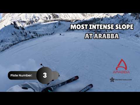 Piste 3 Fodoma at Arabba Ski Resort, Dolomites, Italy