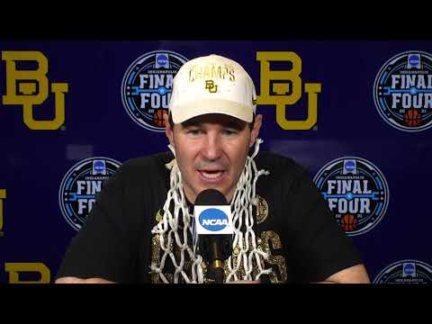Baylor Press Conference after 2021 National Championship win over Gonzaga