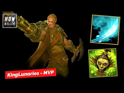 HoN Gunblade GENJURO with SHRUNKEN HEAD - MVP