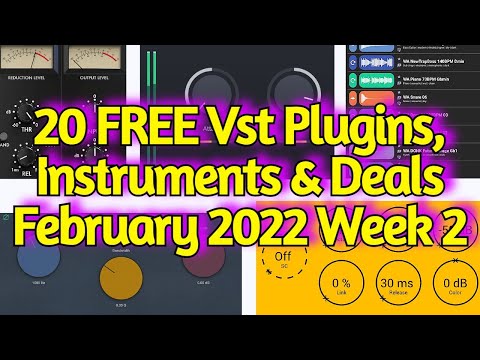 20 Best New FREE VST PLUGINS, Vst Instruments, SAMPLE PACKS & Huge Deals - FEBRUARY 2022 Week 2