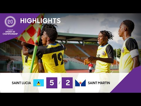 2021 Concacaf Under-20 Championship | Saint Lucia vs Saint Martin