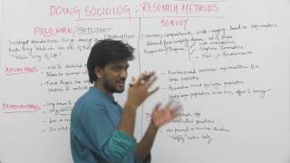 Sociology_XI_Doing Sociology: Research Methods_Part3_Field Work & Survey_Sameer Sagar