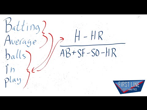 What is BAbip in Baseball? -- First Line Sports Analytics