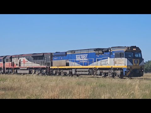 2PM9 SCT up "Dark Ghost" (CF, SCT, CSR), Forrestfield to Laverton, 1740, 19/12/24, Ararat South VIC