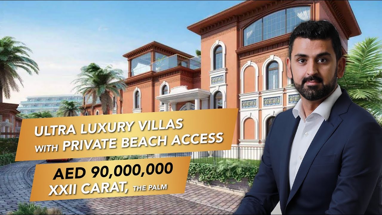 22 Carat Villas Palm Jumeirah -Modern Villas in Dubai #22carats #Palm Jumeirah #LuxuryVillas