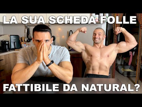 FEDERICO SANNA CI MOSTRA LA SUA SCHEDA DI ALLENAMENTO | IMPOSSIBILE DA NATURAL...