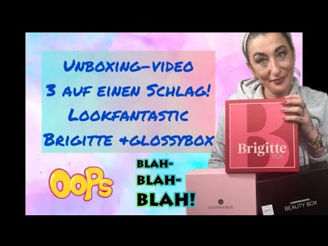 #unboxing  3 Abo Boxen auf 1 Schlag 📦 #video #lookfantastic #brigitte #glossybox / #september #2022