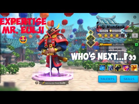 Expertise Mr. Eulji 😍| Elegant Demeanor | Rise of Kingdoms | ROK