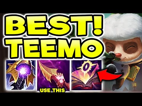 TEEMO TOP ONE SHROOM = 1500 DAMAGE! (THIS IS AMAZING) - S12 TEEMO GAMEPLAY! (Season 12 Teemo Guide)
