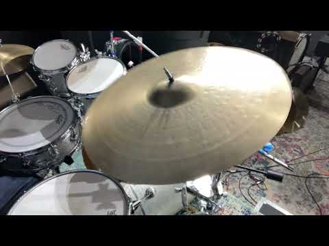 Russ McKinnon's, Tower of Power, Sabian - 20" HH (?) Ride Cymbal 2710g, SIGNED!! 1988-1989 image 14