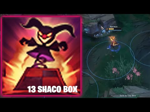 shaco place a 13 boxes in one place