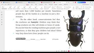 Reading Challenge 1 . unit 10. Bugs for sale