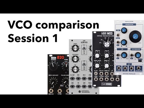 VCO comparision - session 1