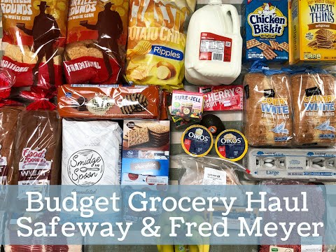 Budget Grocery Haul, Safeway Ground Beef Deal