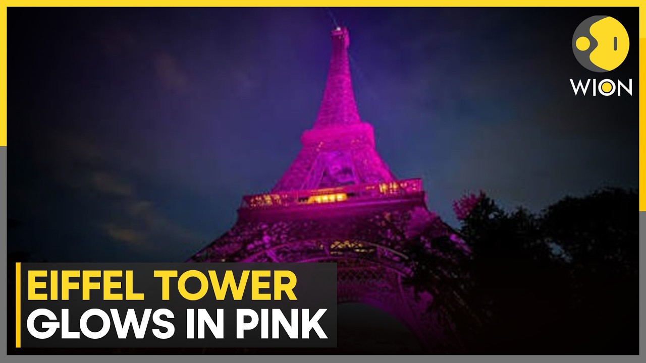 Eiffel Tower Glows In Pink To Mark 'Pink October' | WION News
