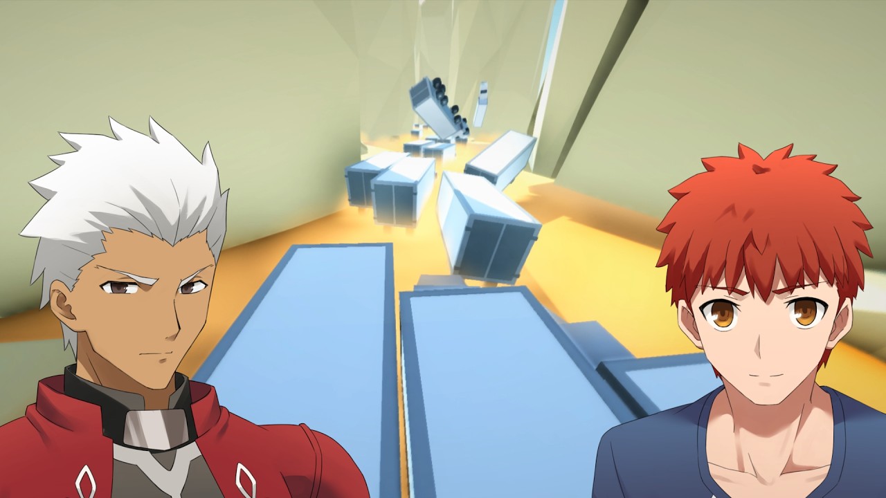 トラックの上を走り続ける、自分を衛宮士郎だと思い込んでいる精神異常者