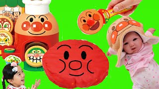 アンパンマン アニメ おもちゃ ピザ屋さんであそんだよ  おままごと