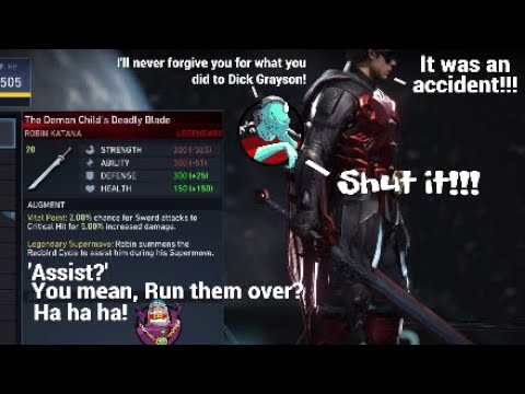 Injustice 2: The Demon Child's Deadly Blade (Robin's Legendary Gear)