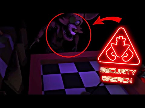 Original Animatronics  in FNAF Security Breach Freddy, Bonnie, Chica, Foxy