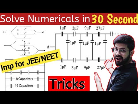 Tricks Capacitor Numerical | Infinite ladder | Adjacent plate capacitor | Physics 12/ NEET JEE trick