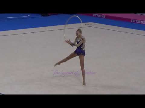 Kaat WYERS (BEL) hoop - 2015 Stuttgart worlds Qualifs