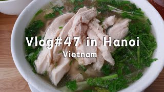 【Vietnam Vlog】西湖のほとり鶏肉のフォーを食べる。ハノイ旧市街のカフェをはしご。今年もあっという間に過ぎて恐怖を感じるアラフォーの休日。