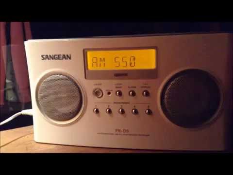 Nighttime partial AM bandscan from Mountain View, Hawaii showing the many distant stations received