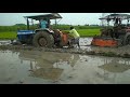 Massey Ferguson Tractor Vs New Holland Pulling Eicher Tractor Power Tractor Video Village Work