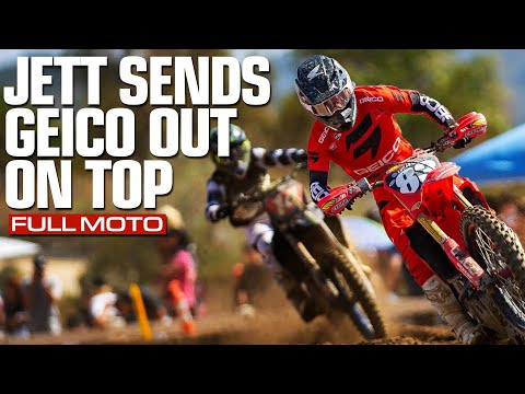FULL MOTO. Jett Lawrence Nabs First Overall on Geico Honda's Last Day